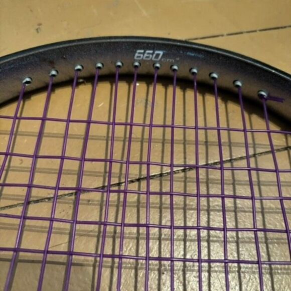 Head Trisys 250 Double Power Wedge 660cm 4 3/8 SL Tennis Racket With Case - Picture 5 of 10